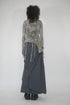 RUCHED ECLIPSE DYE TOP -GRAY MIX-